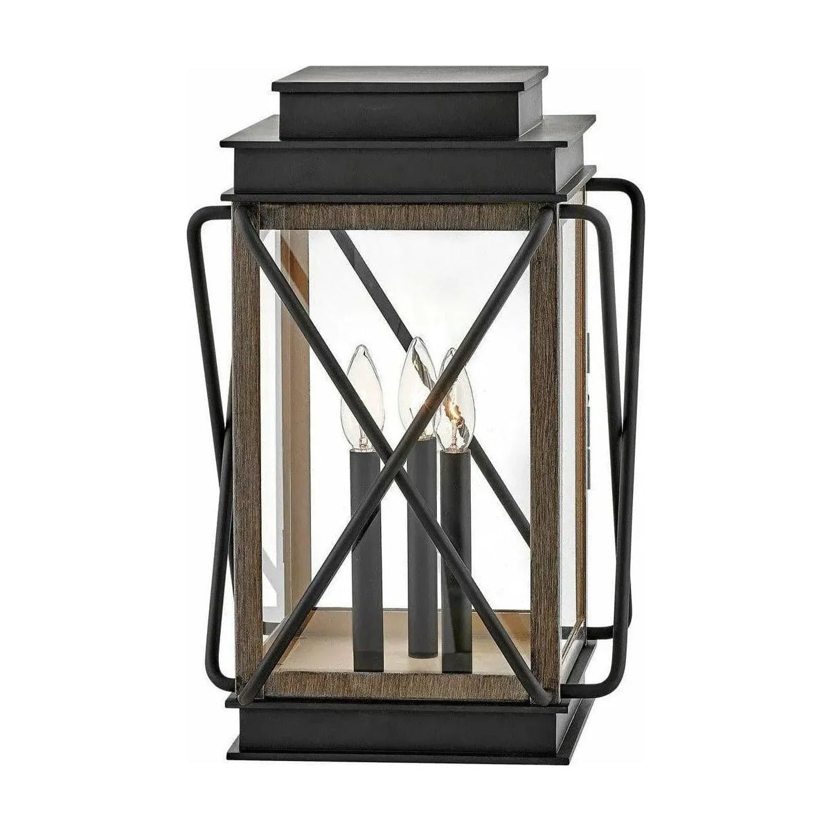 Hinkley Lighting - Montecito Pier Mount Lantern - 11197BK | Montreal Lighting & Hardware