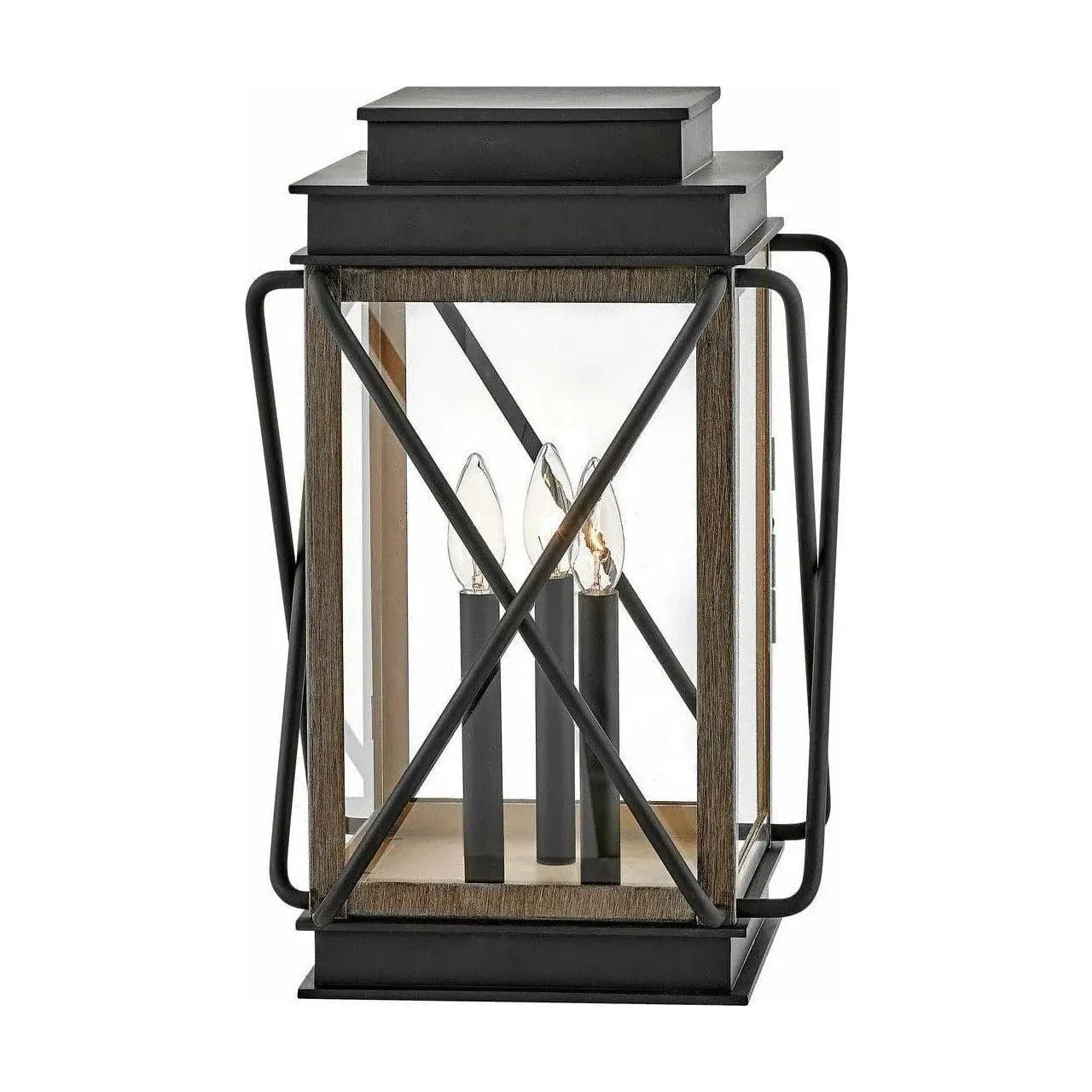 Hinkley Lighting - Montecito Pier Mount Lantern - 11197BK | Montreal Lighting & Hardware