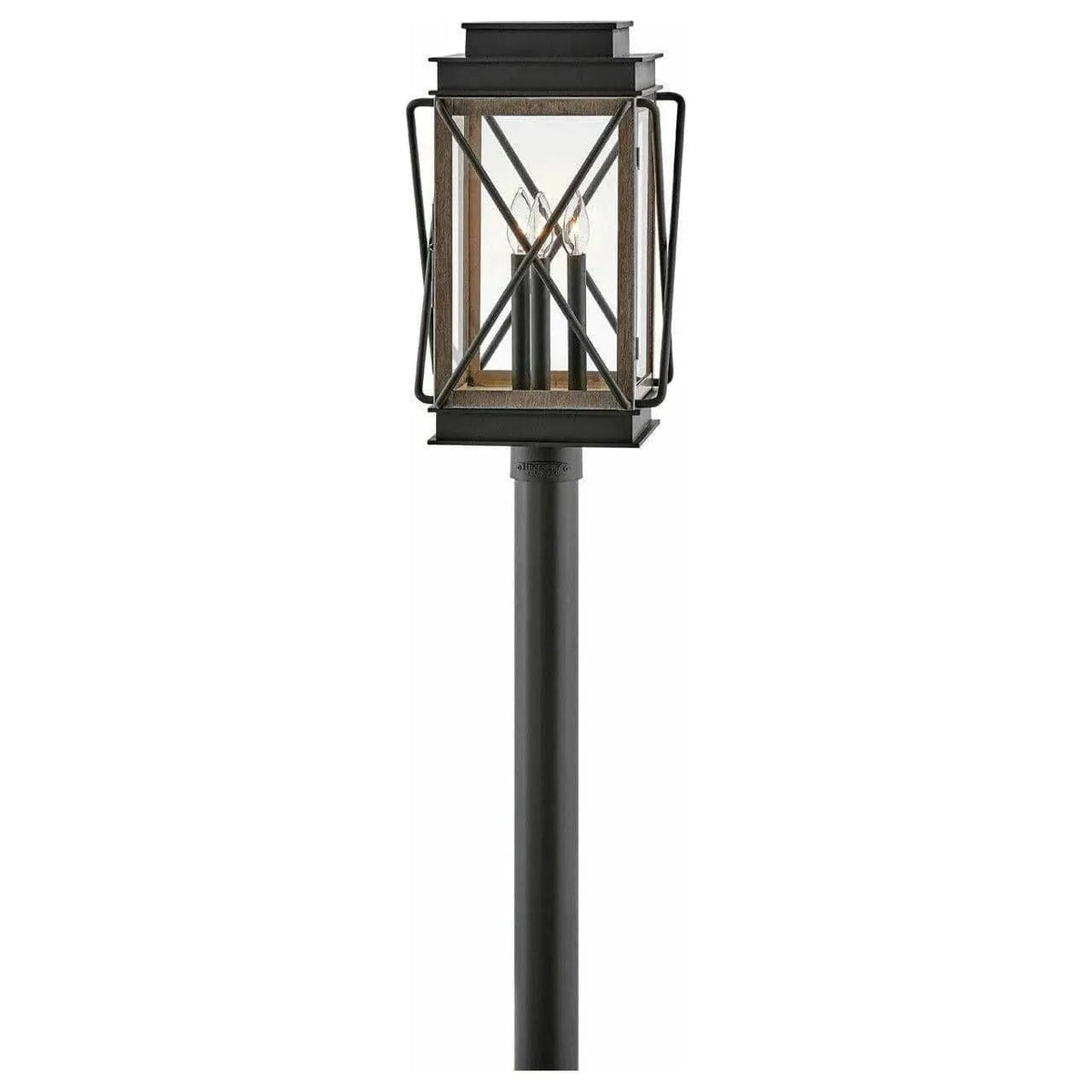 Hinkley Lighting - Montecito Post Top or Pier Mount Lantern - 11191BK | Montreal Lighting & Hardware