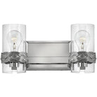 Hinkley Lighting - Nevis 14-Inch Two Light Bath - 5512PN | Montreal Lighting & Hardware