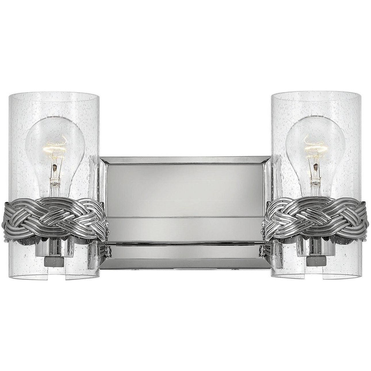 Hinkley Lighting - Nevis 14-Inch Two Light Bath - 5512PN | Montreal Lighting & Hardware