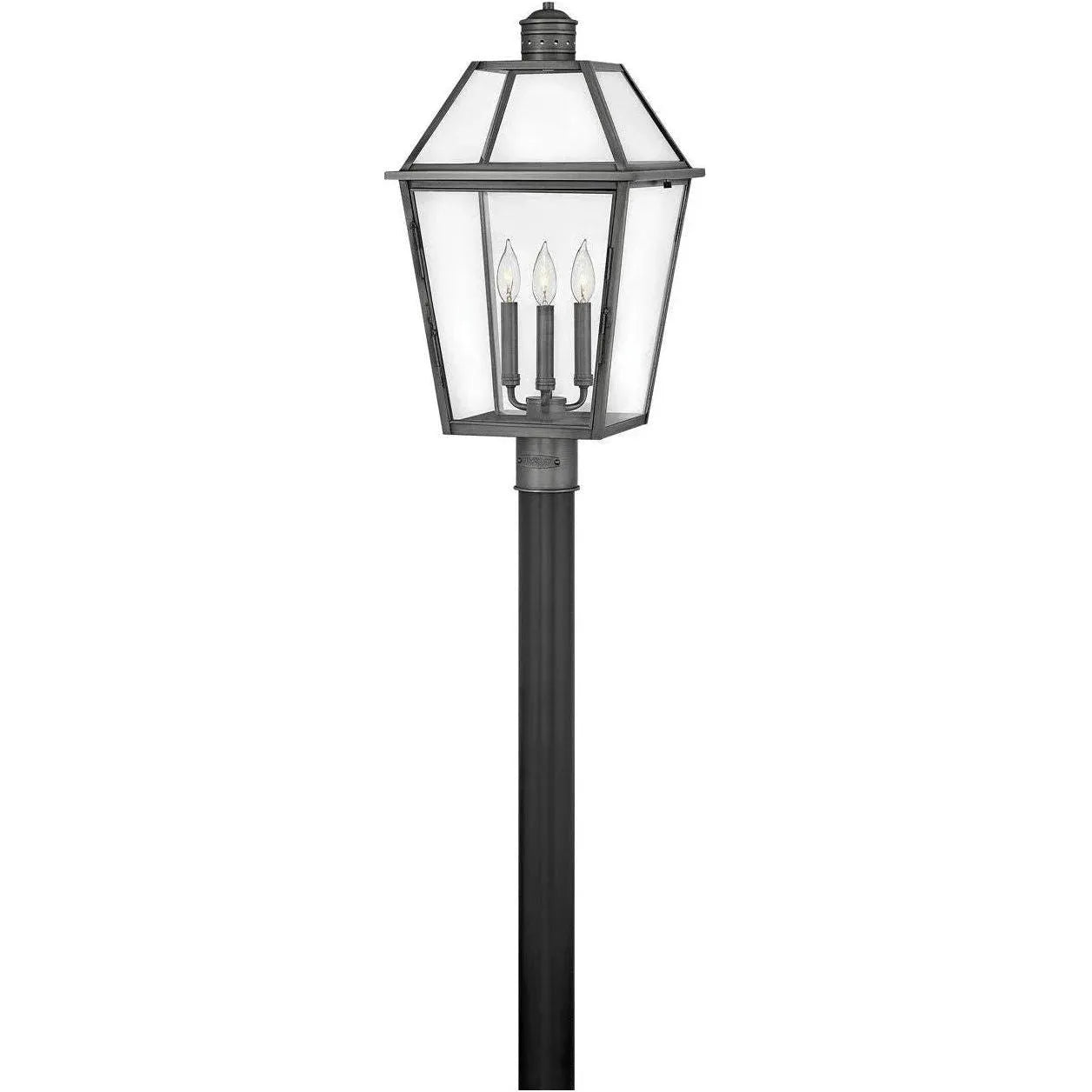 Hinkley Lighting - Nouvelle 25-Inch Outdoor Post Mount - 2771BLB | Montreal Lighting & Hardware