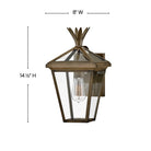 Hinkley Lighting - Palma Wall Mount - 26090BK | Montreal Lighting & Hardware