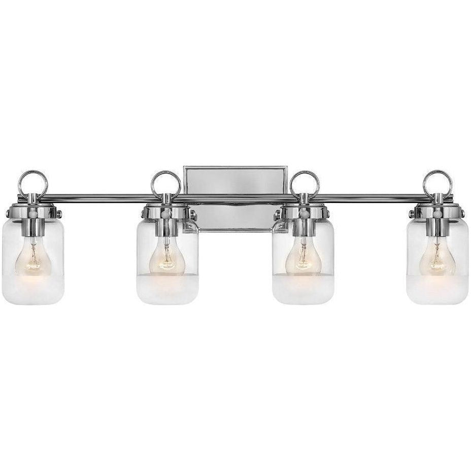 Hinkley Lighting - Penley 6-Inch Four Light Bath - 5064PN | Montreal Lighting & Hardware