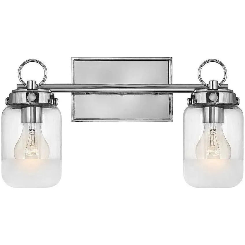 Hinkley Lighting - Penley 6-Inch Two Light Bath - 5062PN | Montreal Lighting & Hardware