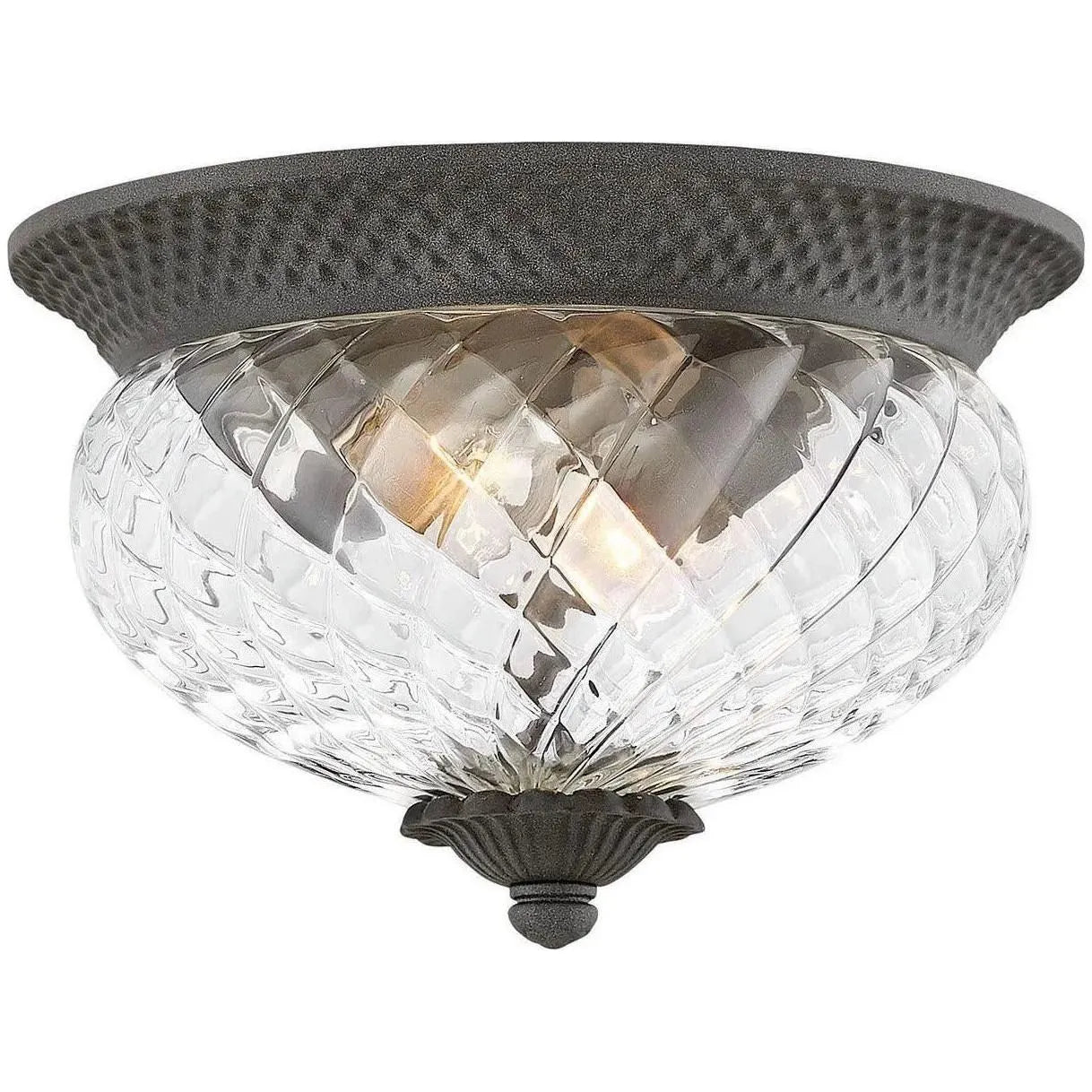 Hinkley Lighting - Plantation 12-Inch Outdoor Flush Mount - 2128MB | Montreal Lighting & Hardware