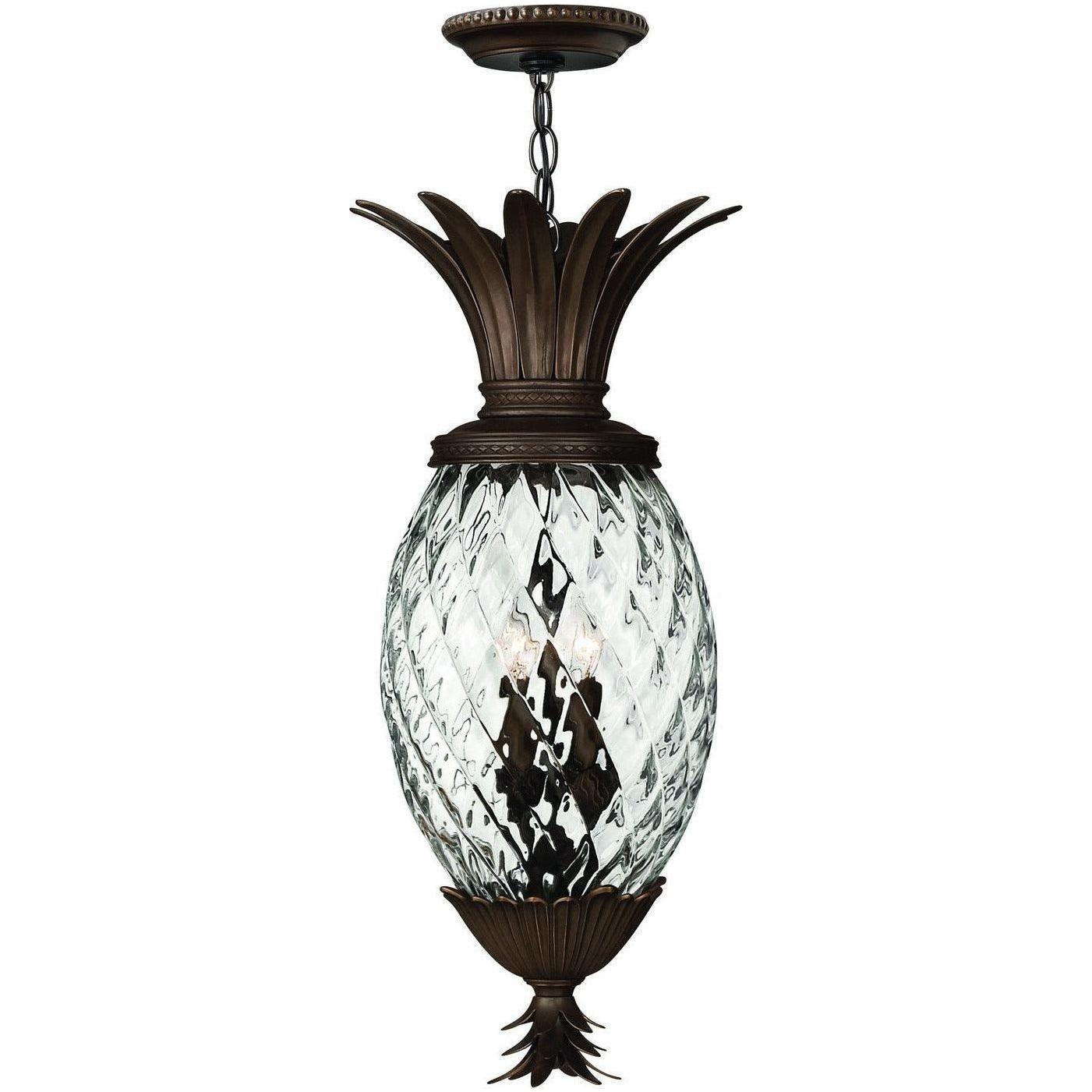 Hinkley Lighting - Plantation 12-Inch Outdoor Hanging Lantern - 2222CB | Montreal Lighting & Hardware