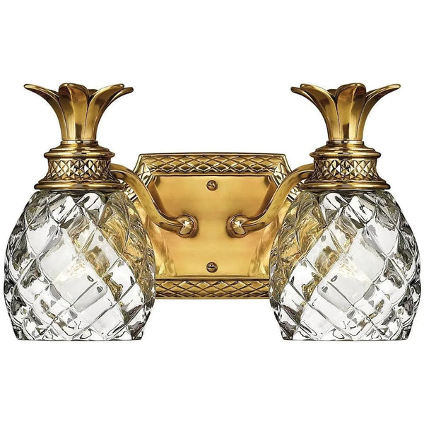Plantation 13-Inch Two Light Bath