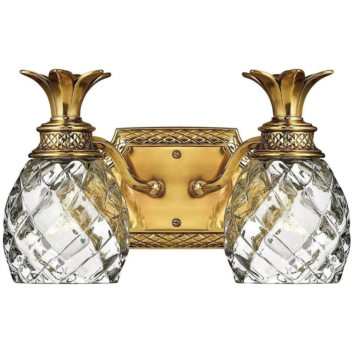 Hinkley Lighting - Plantation 13-Inch Two Light Bath - 5312BB | Montreal Lighting & Hardware