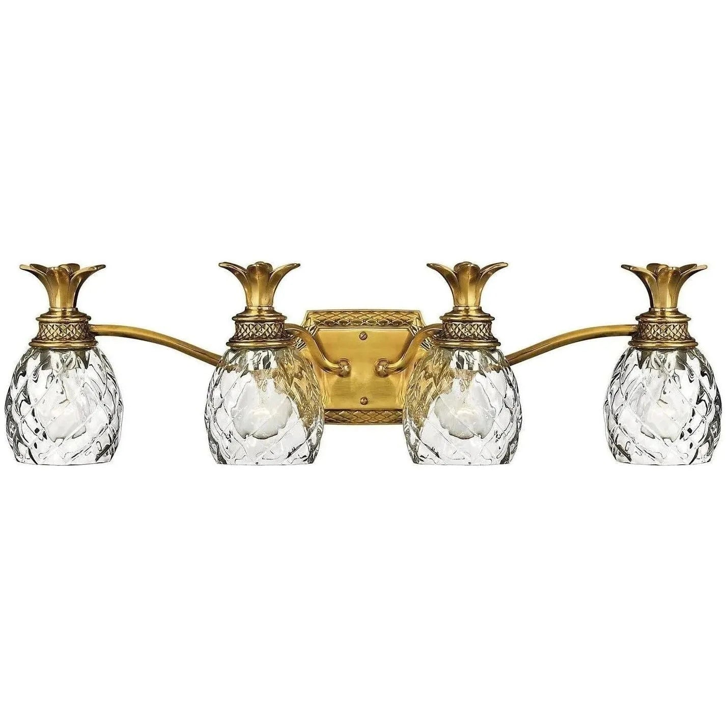 Hinkley Lighting - Plantation 29-Inch Four Light Bath - 5314BB | Montreal Lighting & Hardware