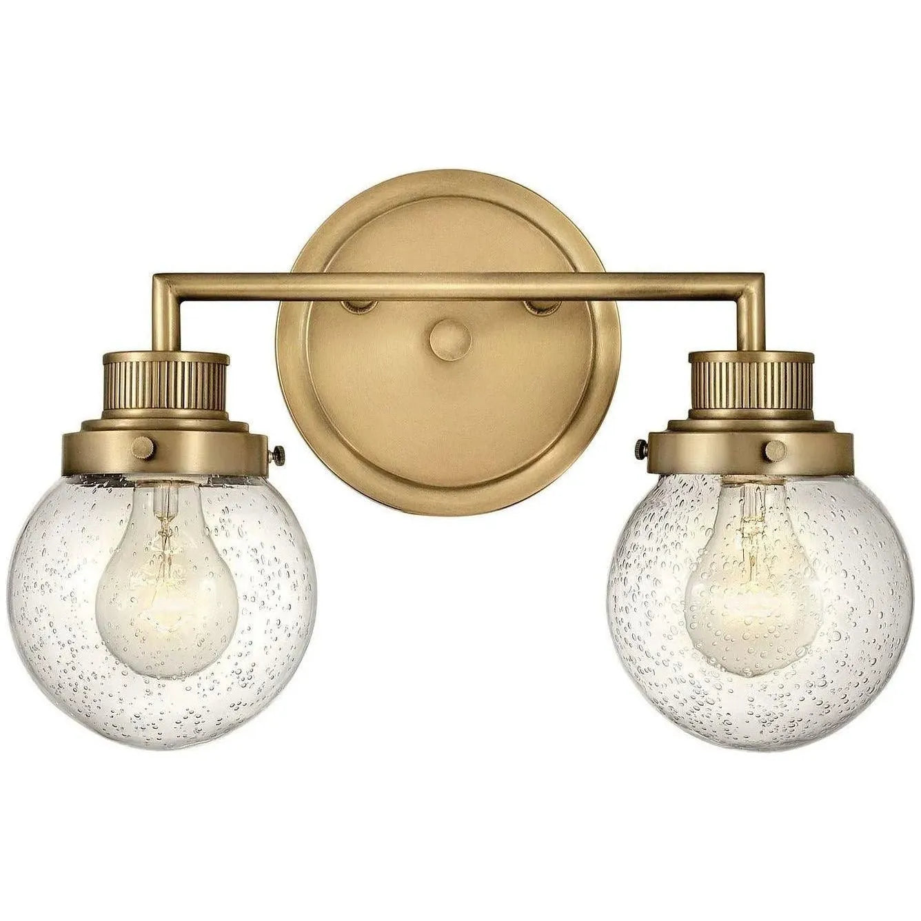 Hinkley Lighting - Poppy 14-Inch Two Light Bath - 5932HB | Montreal Lighting & Hardware