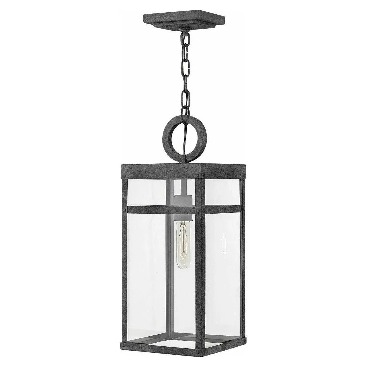 Hinkley Lighting - Porter LED Hanging Lantern - 2802BK-LL | Montreal Lighting & Hardware