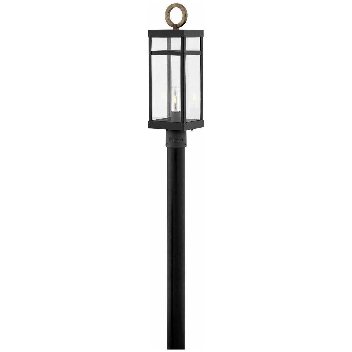 Hinkley Lighting - Porter LED Post Top or Pier Mount Lantern - 2801BK-LL | Montreal Lighting & Hardware