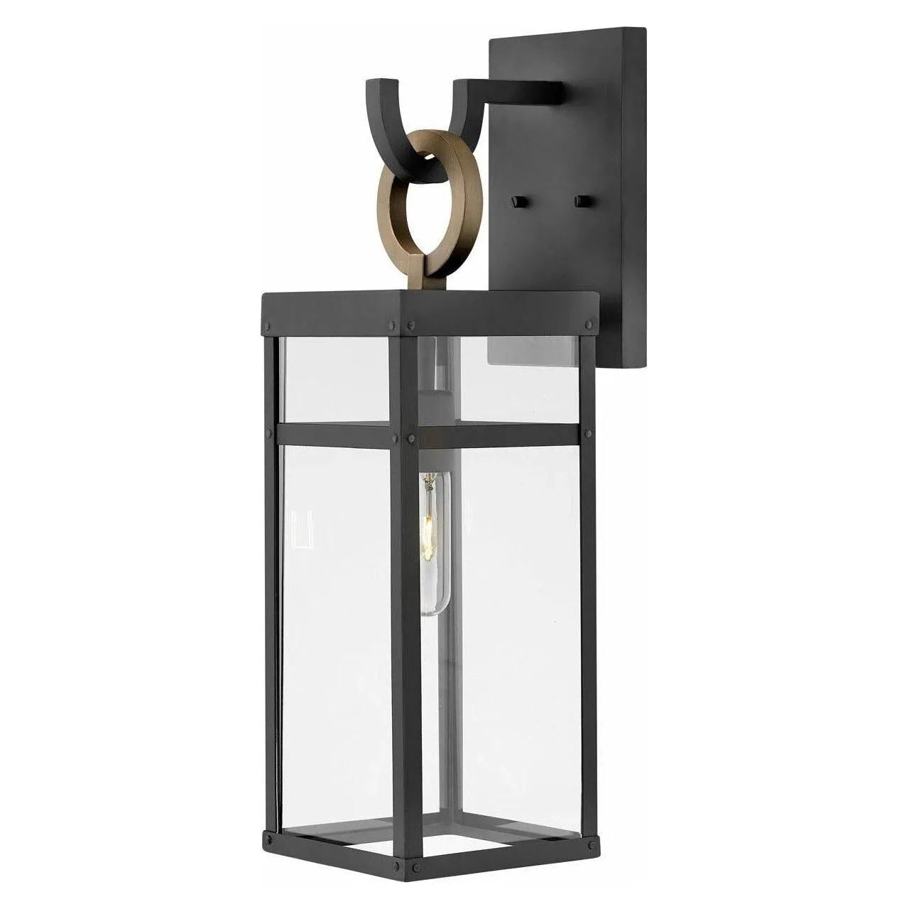 Hinkley Lighting - Porter LED Wall Mount - 2804BK-LL | Montreal Lighting & Hardware