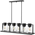 Hinkley Lighting - Refinery 43-Inch Linear Suspension - 63306BK-CL | Montreal Lighting & Hardware