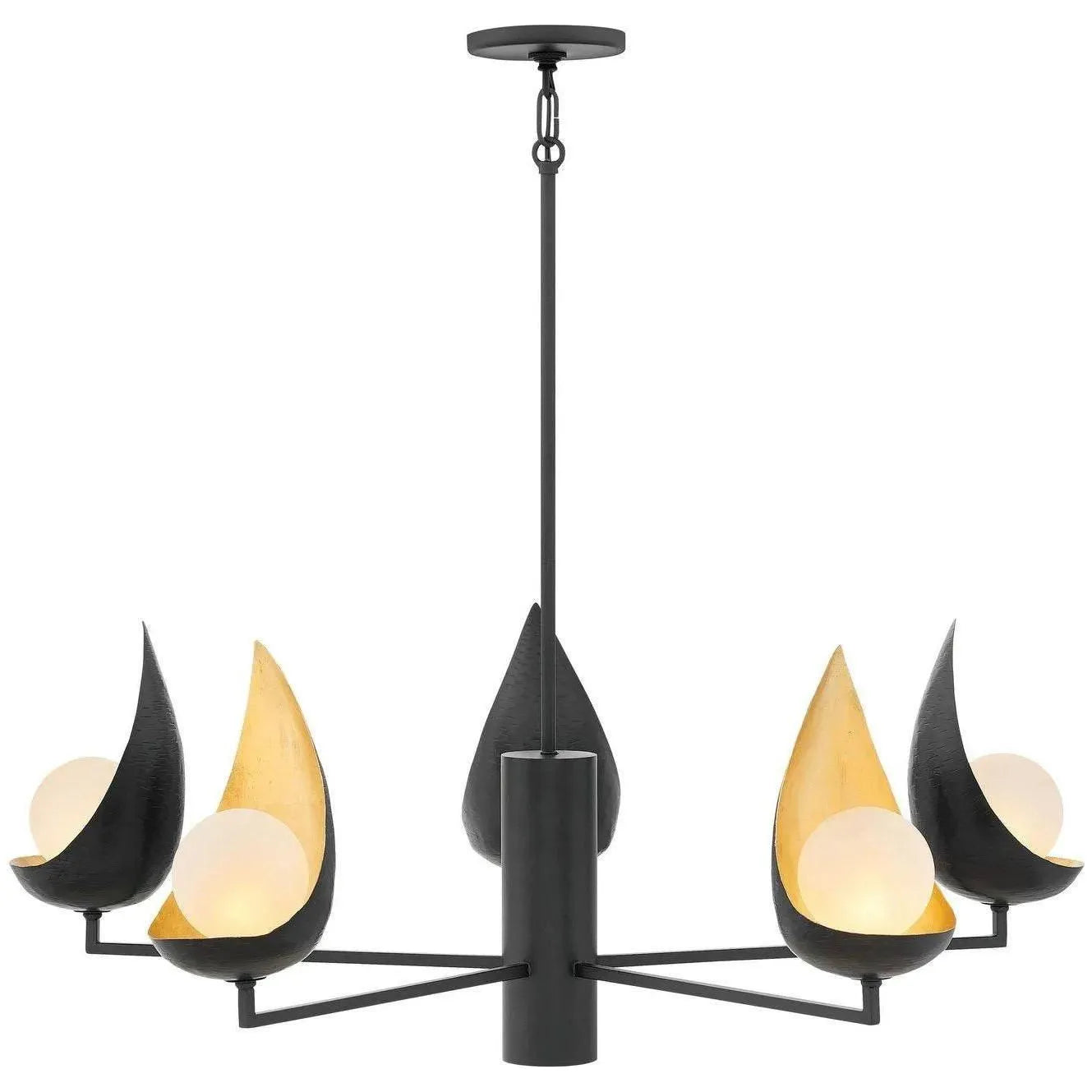 Hinkley Lighting - Ren 36-Inch Chandelier - 47905BLK | Montreal Lighting & Hardware