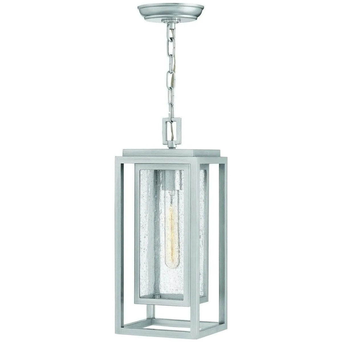 Hinkley Lighting - Republic 7-Inch Outdoor Hanging Lantern - 1002SI | Montreal Lighting & Hardware