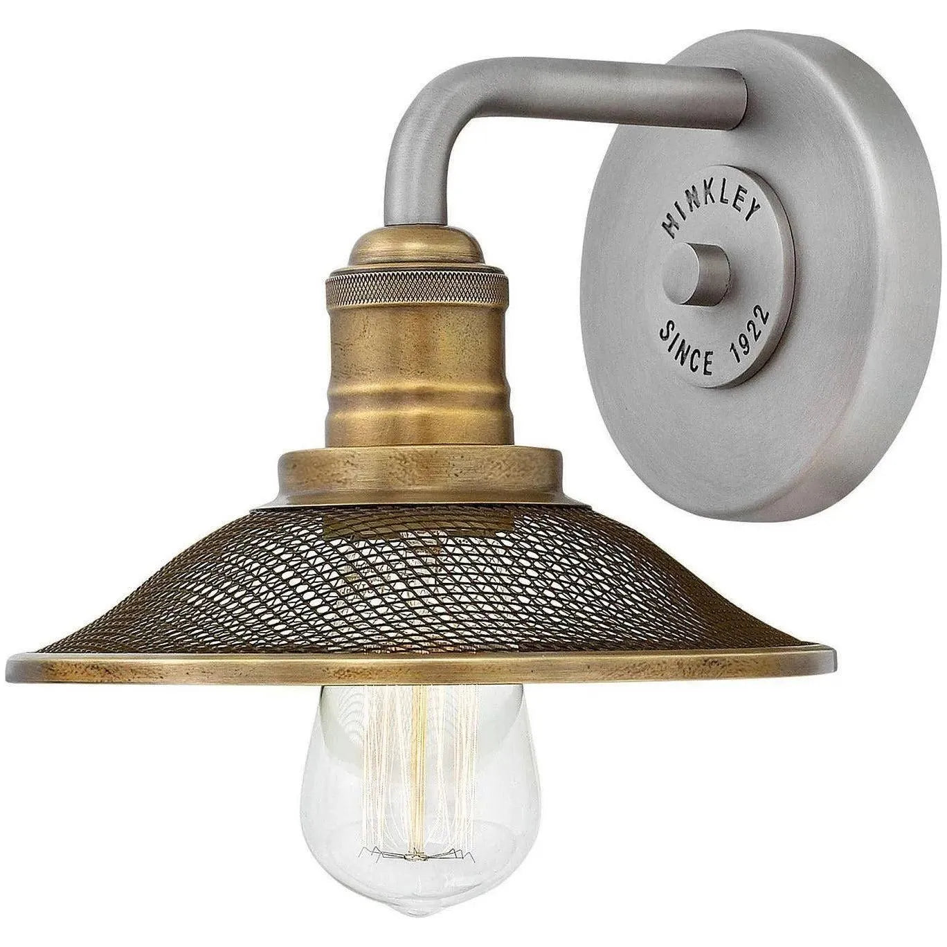 Hinkley Lighting - Rigby 7-Inch Single Vanity - 5290AN | Montreal Lighting & Hardware