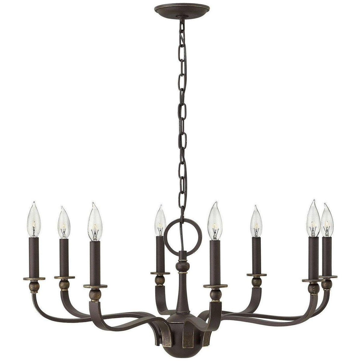 Hinkley Lighting - Rutherford 29-Inch Chandelier - 3598OZ | Montreal Lighting & Hardware