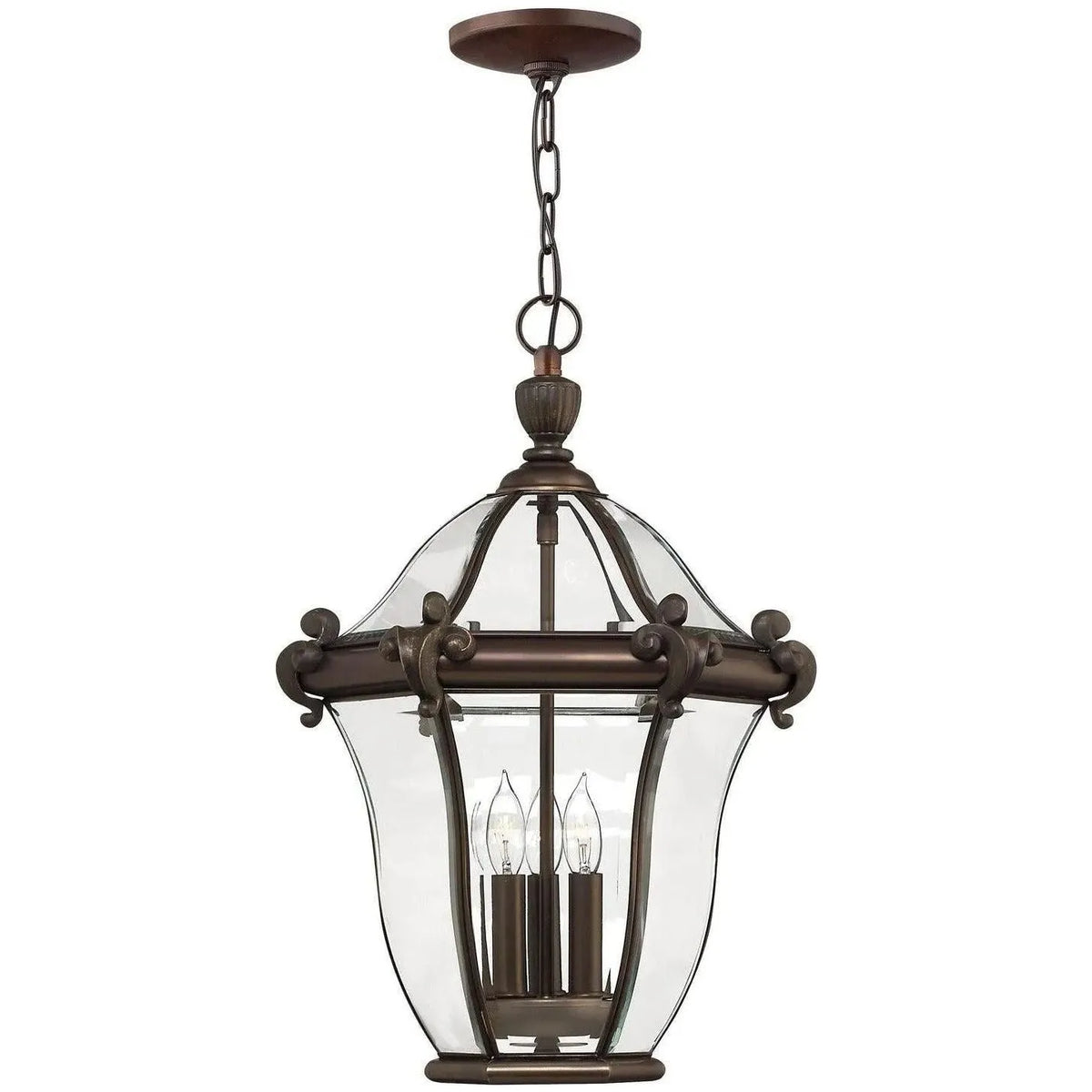 Hinkley Lighting - San Clemente 14-Inch Outdoor Hanging Lantern - 2442CB | Montreal Lighting & Hardware