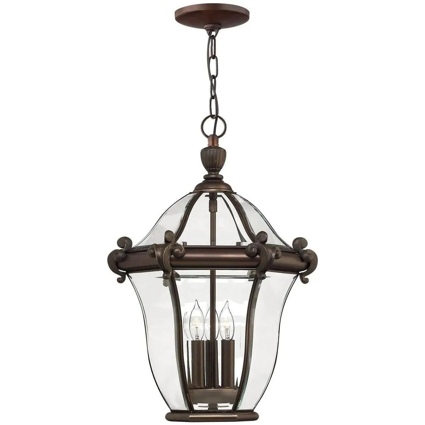 Hinkley Lighting - San Clemente 14-Inch Outdoor Hanging Lantern - 2442CB | Montreal Lighting & Hardware