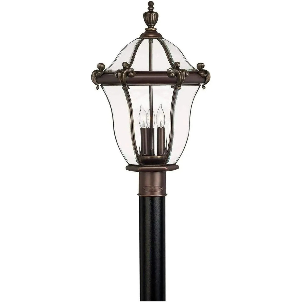 Hinkley Lighting - San Clemente 23-Inch Outdoor Post Mount - 2441CB | Montreal Lighting & Hardware