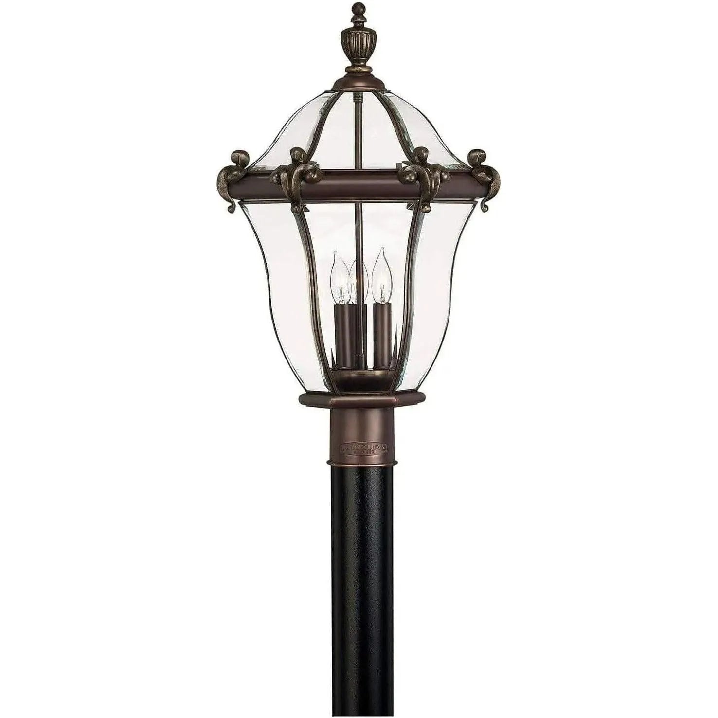 Hinkley Lighting - San Clemente 23-Inch Outdoor Post Mount - 2441CB | Montreal Lighting & Hardware