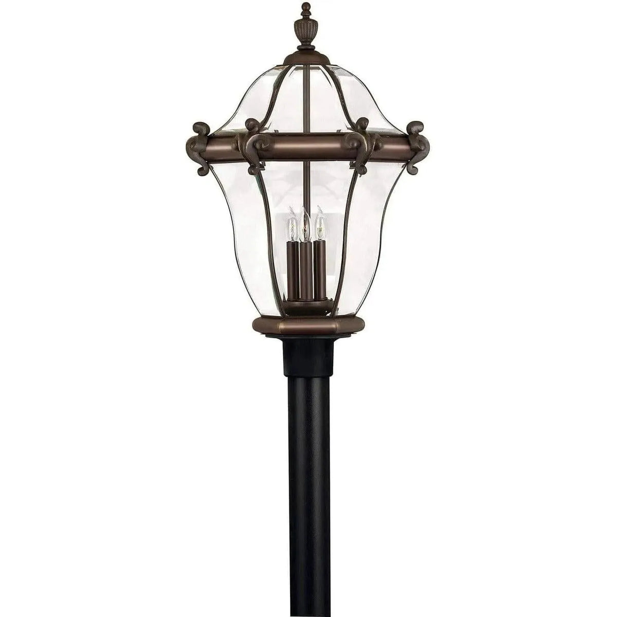 Hinkley Lighting - San Clemente 27-Inch Outdoor Post Mount - 2447CB | Montreal Lighting & Hardware