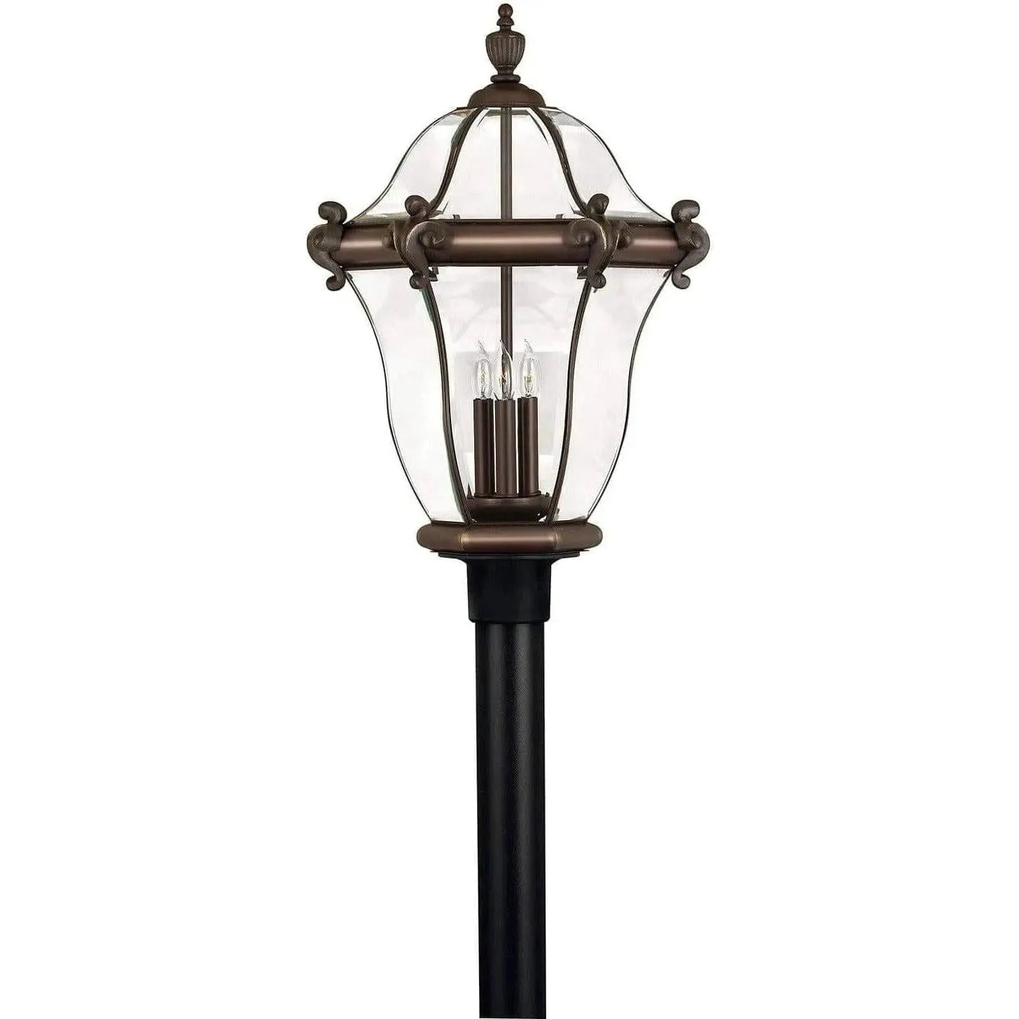 Hinkley Lighting - San Clemente 27-Inch Outdoor Post Mount - 2447CB | Montreal Lighting & Hardware