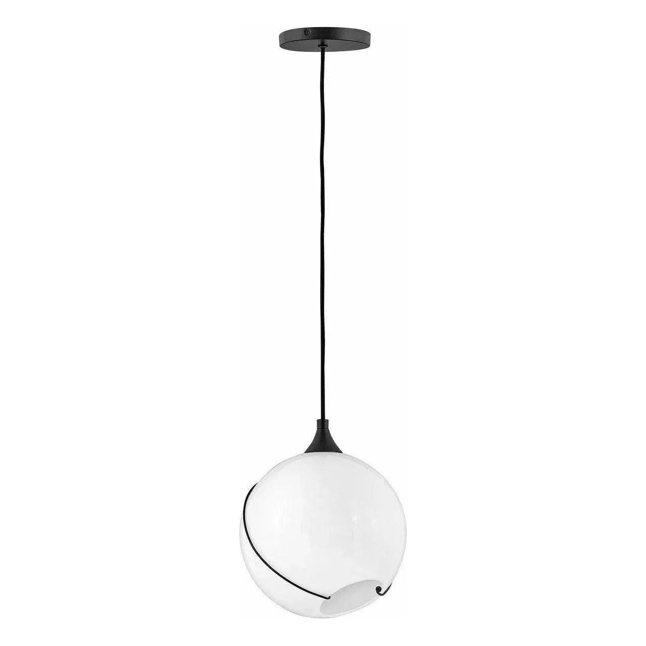Hinkley Lighting - Skye Pendant - 30303BLK-WH | Montreal Lighting & Hardware
