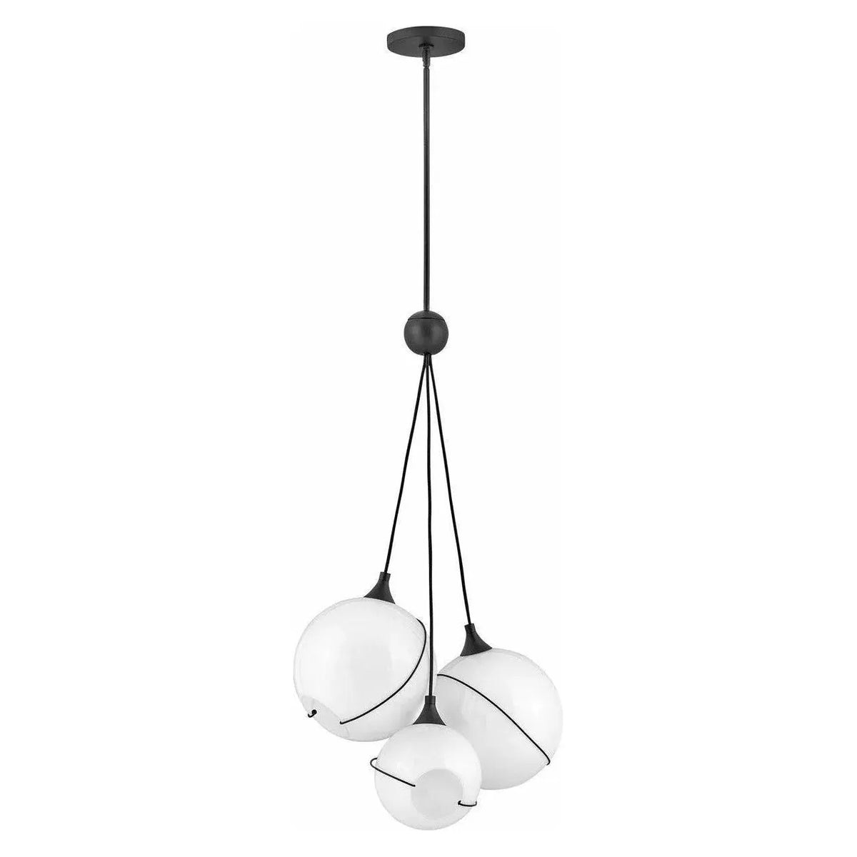 Hinkley Lighting - Skye Pendant - 30304BLK-WH | Montreal Lighting & Hardware