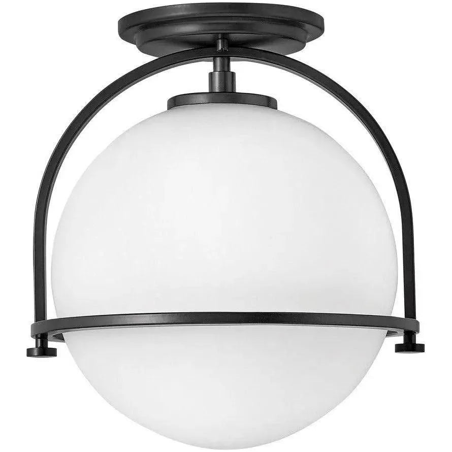 Hinkley Lighting - Somerset 11-Inch Flush Mount - 3403BK | Montreal Lighting & Hardware