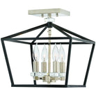 Hinkley Lighting - Stinson 13-Inch Semi-Flush Mount - 3533BK | Montreal Lighting & Hardware
