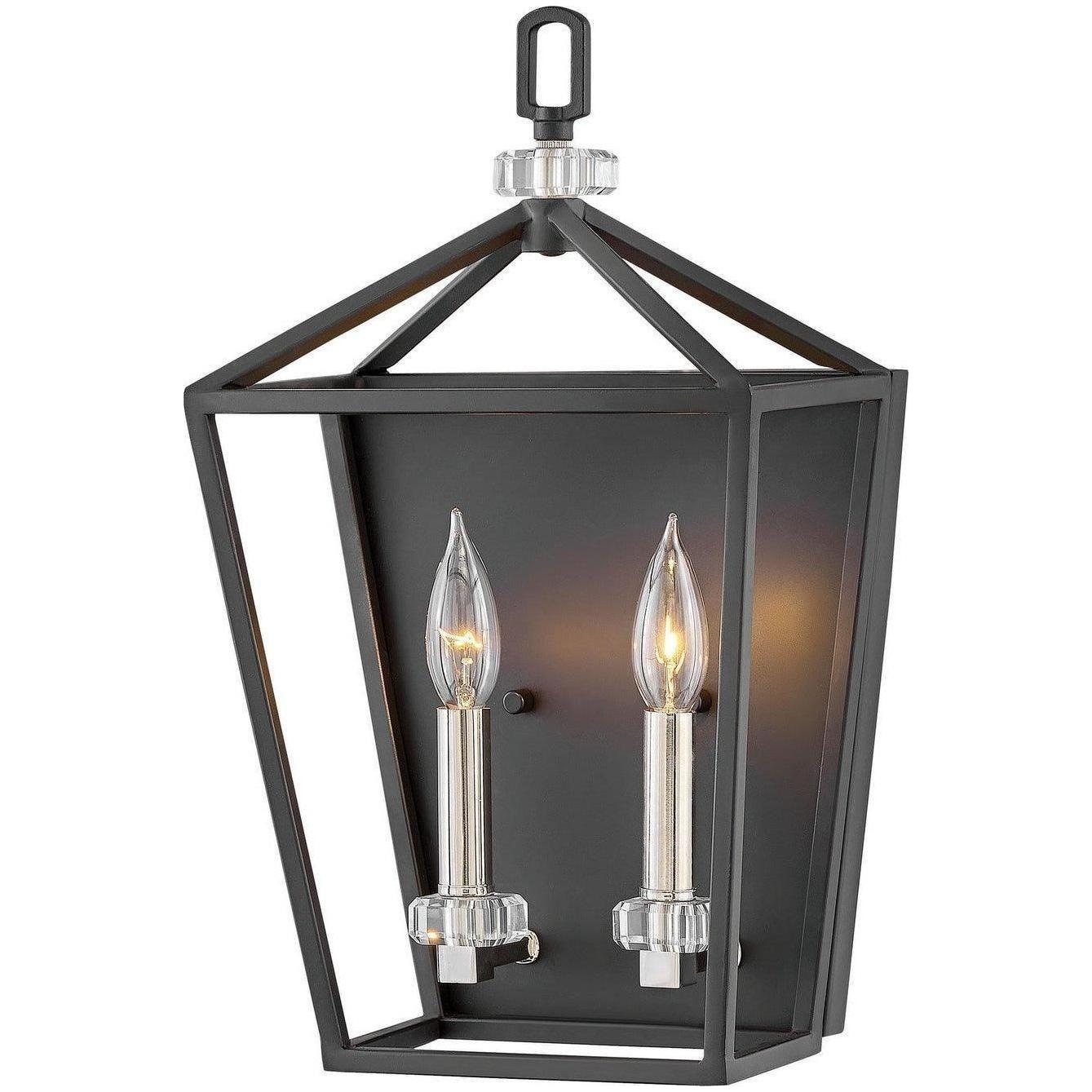 Hinkley Lighting - Stinson 17-Inch Wall Sconce - 3532BK | Montreal Lighting & Hardware