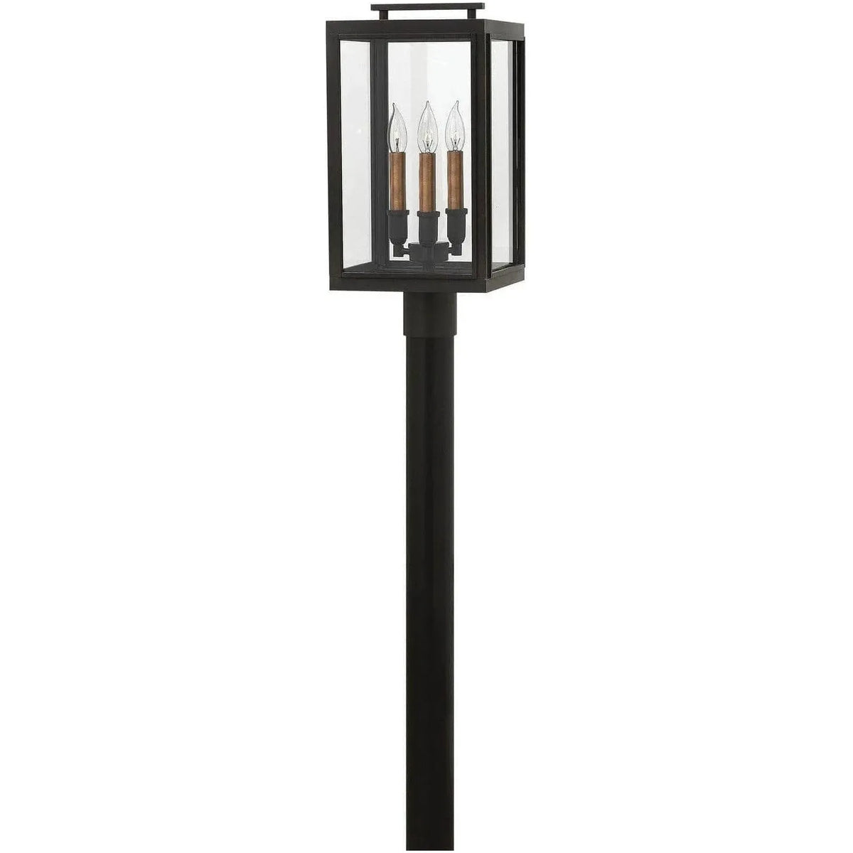 Hinkley Lighting - Sutcliffe 20-Inch Outdoor Post Mount - 2911OZ | Montreal Lighting & Hardware