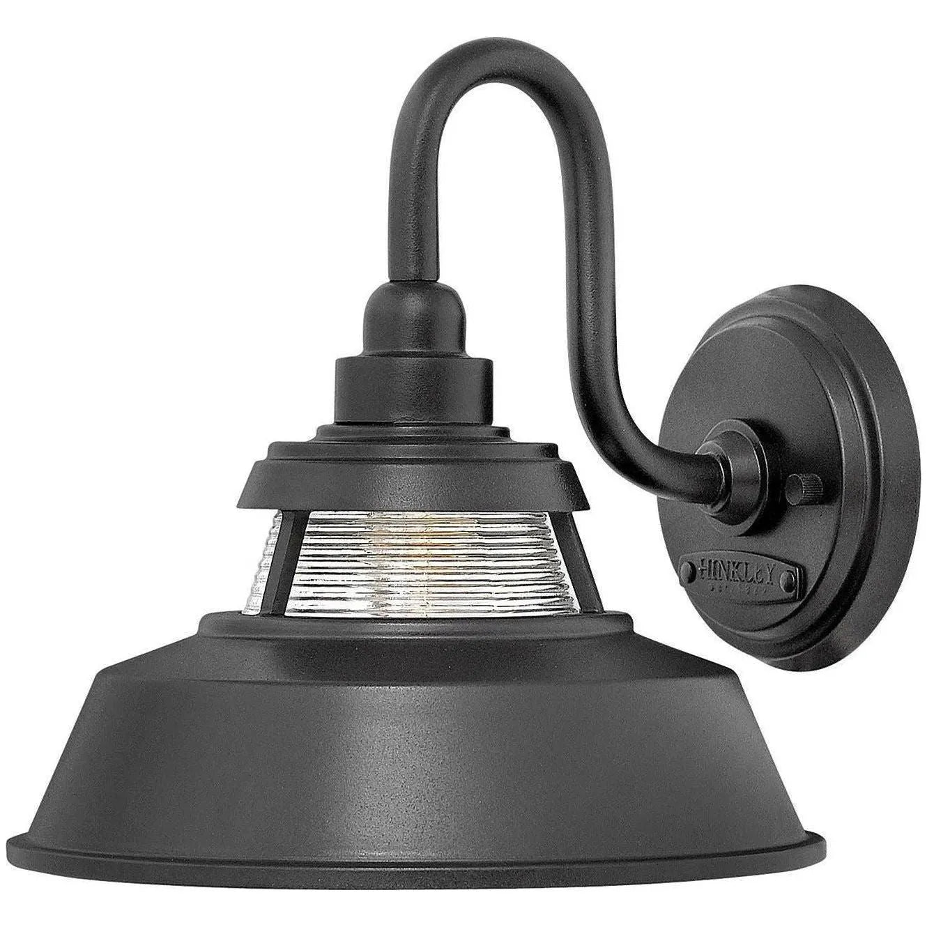Hinkley Lighting - Troyer 10-Inch Outdoor Wall Mount - 1194BK | Montreal Lighting & Hardware