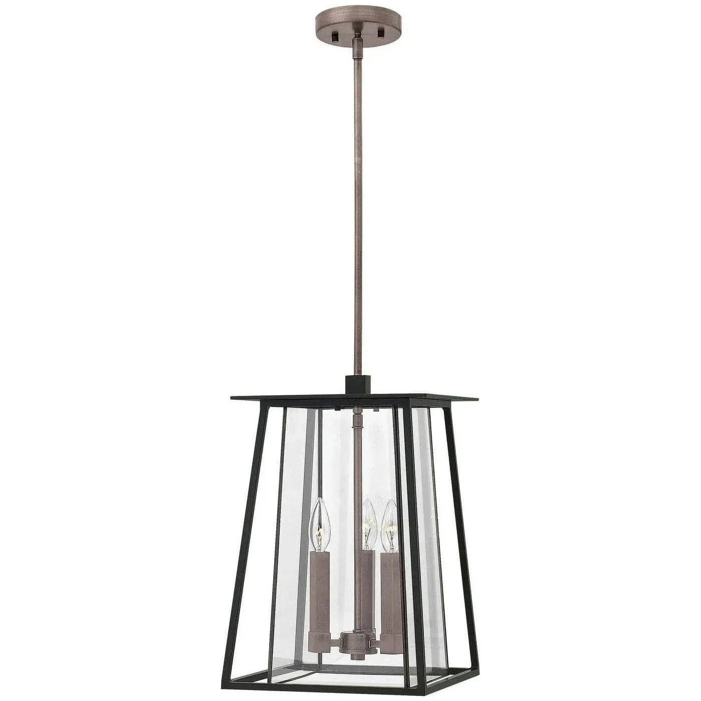 Hinkley Lighting - Walker 11-Inch Outdoor Hanging Lantern - 2102BK | Montreal Lighting & Hardware