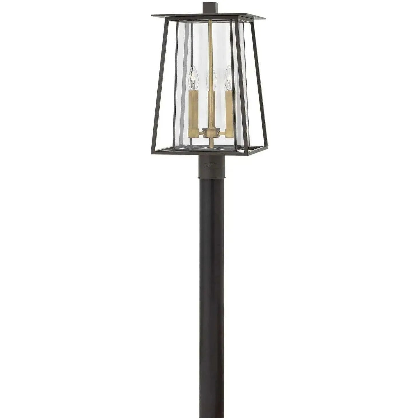 Hinkley Lighting - Walker 21-Inch Outdoor Post Mount - 2101BK | Montreal Lighting & Hardware