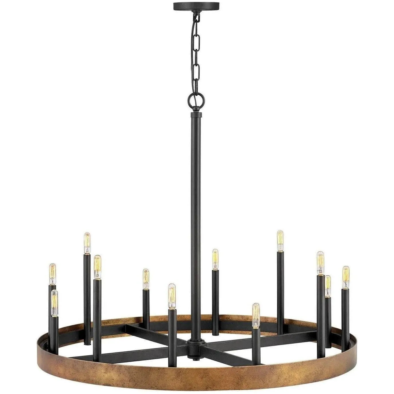 Hinkley Lighting - Wells 35-Inch Chandelier - 3869WA | Montreal Lighting & Hardware