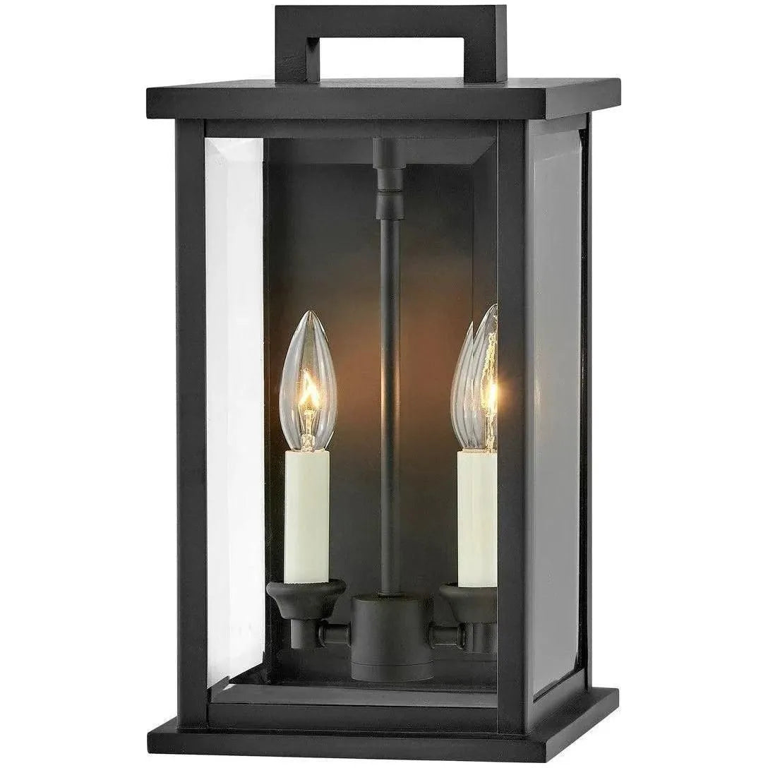 Hinkley Lighting - Weymouth 15-Inch Outdoor Post Mount - 20010BK | Montreal Lighting & Hardware