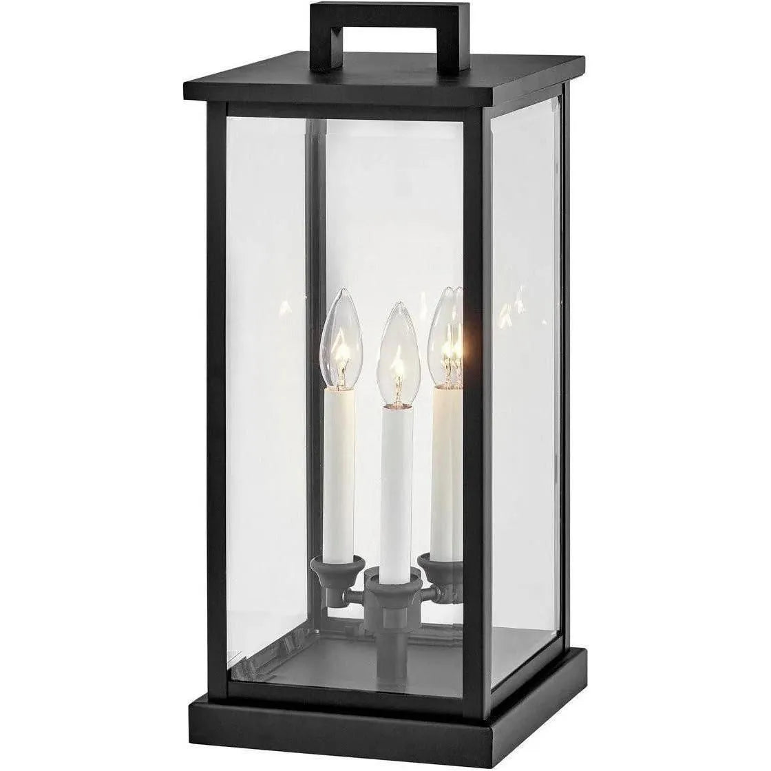 Hinkley Lighting - Weymouth 21-Inch Outdoor Post Mount - 20017BK | Montreal Lighting & Hardware