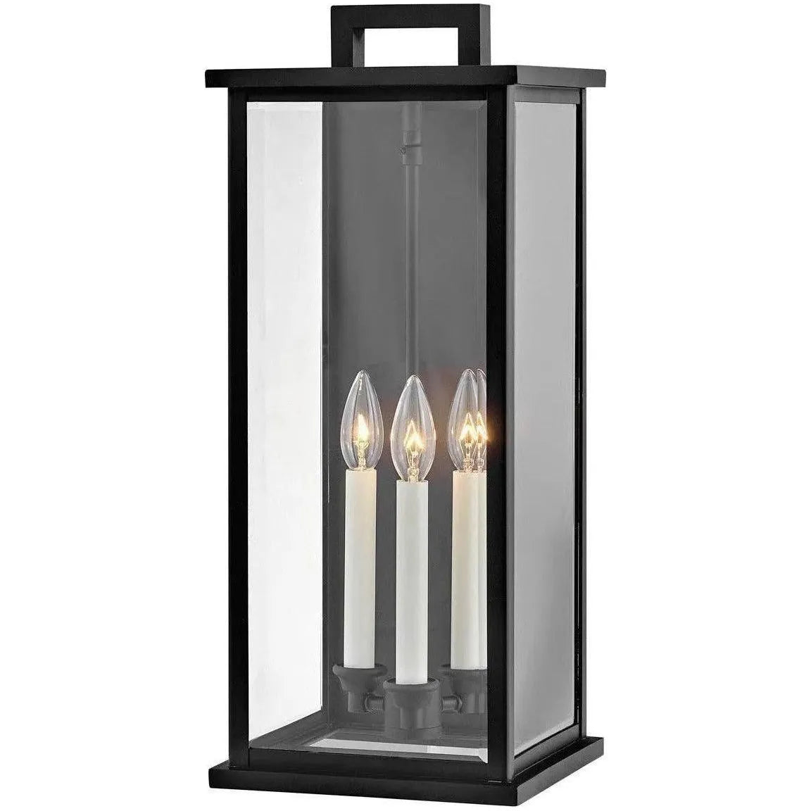 Hinkley Lighting - Weymouth 22-Inch Outdoor Post Mount - 20015BK | Montreal Lighting & Hardware