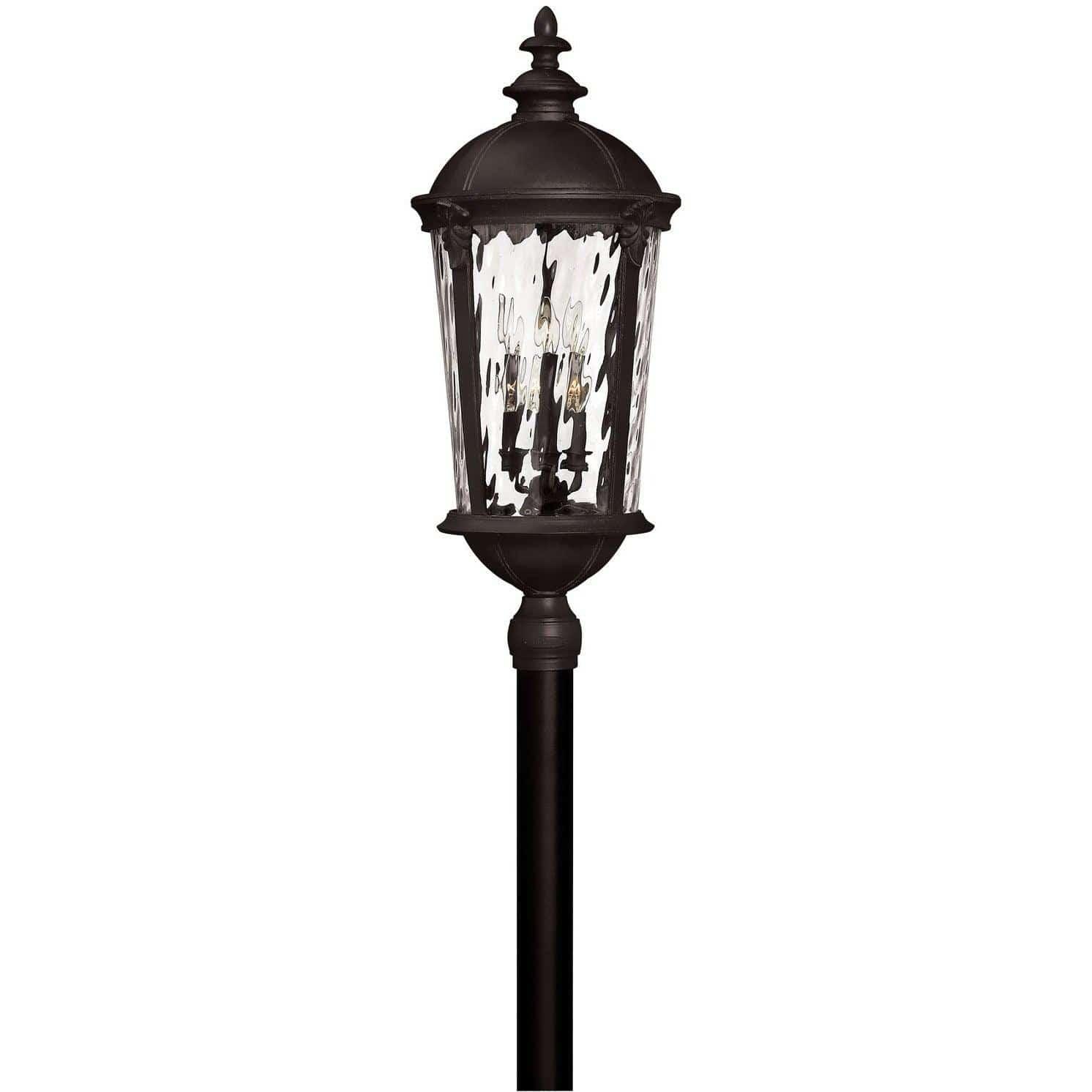 Hinkley Lighting - Windsor 35-Inch Outdoor Post Mount - 1921BK | Montreal Lighting & Hardware