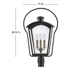 Hinkley Lighting - Yale Post Top or Pier Mount Lantern - 13301BK | Montreal Lighting & Hardware