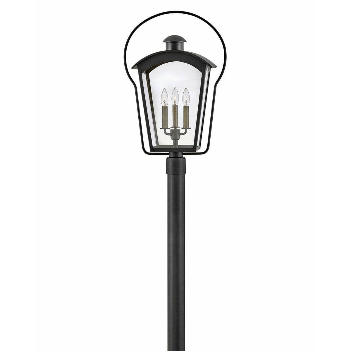 Hinkley Lighting - Yale Post Top or Pier Mount Lantern - 13301BK | Montreal Lighting & Hardware