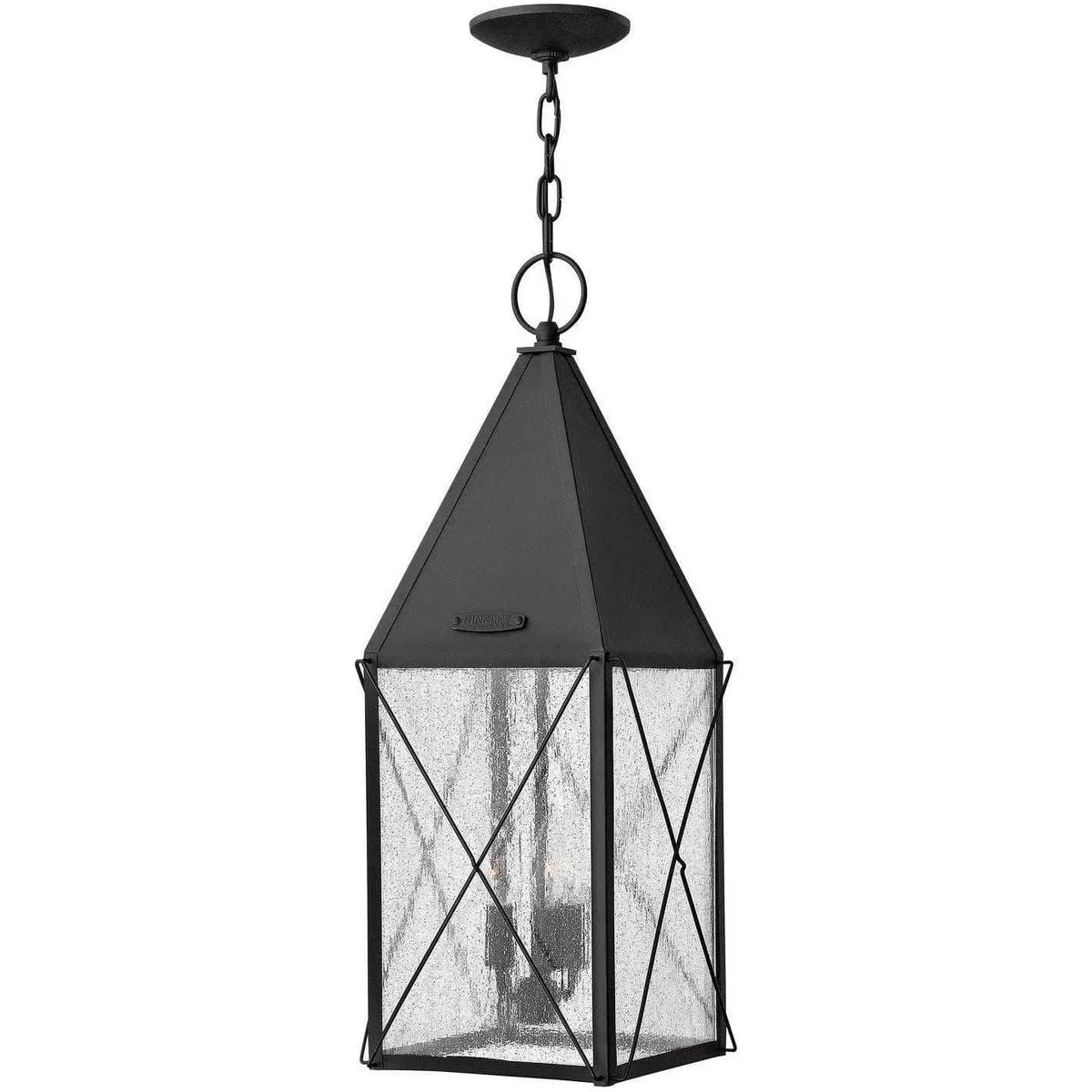 Hinkley Lighting - York 9-Inch Outdoor Hanging Lantern - 1842BK | Montreal Lighting & Hardware