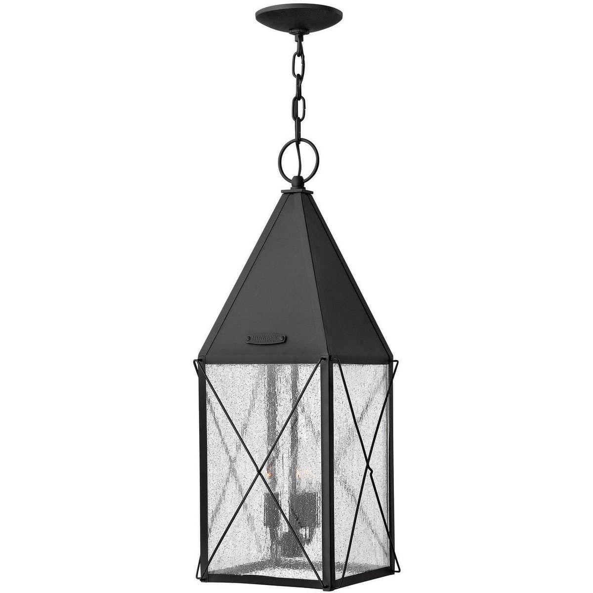 Hinkley Lighting - York 9-Inch Outdoor Hanging Lantern - 1842BK | Montreal Lighting & Hardware