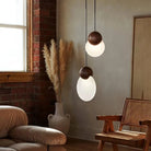 Hollis+Morris - Anchor Pendant - ACHRPENDANT-LG-OKB-CLR | Montreal Lighting & Hardware