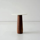 Hollis+Morris - Bedford Side Table - BEDF-LG-OAK-BLK | Montreal Lighting & Hardware