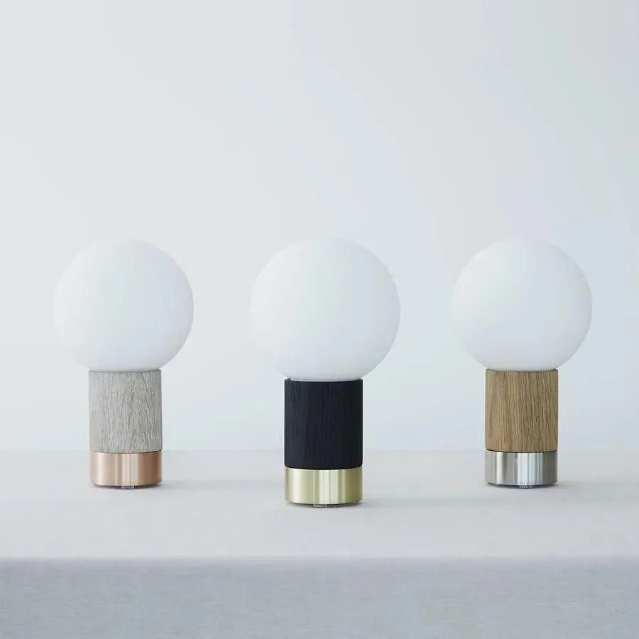 Hollis+Morris - Catkin Table Lamp - CATKTABLE-OKB-BBR | Montreal Lighting & Hardware